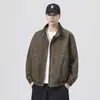 Colección Otoño 2026: Chaqueta de Trabajo de Algodón Lavado Retro de Gama Alta Detroit, Chaqueta Casual Americana para Hombre