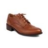 Sapatilhas femininas de salto baixo, estilo brogue retrô, com bico aberto e cadarço, tamanhos 40 a 48, para exportação europeia e americana (modelo H554).