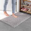 Amazon Explosiones Calientes Puerta de Dormitorio Felpudo Absorbente de Chenilla Fina Felpudo Alfombra de Baño Alfombra Antideslizante para Pies de Baño