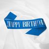 Nuevo Inglés feliz cumpleaños Cumpleaños Correa de Hombro Cumpleaños Banda para el Cabello Corona Idioma Banda para el Cabello Brillo Dorado Transfronterizo