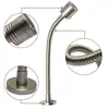 Luminária de cabeceira braço flexível arandela de parede luminária de cabeceira DIY máquina terminal LED luz de trabalho