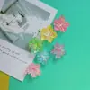Accesorios de Resina de Flor de Cerezo Transparente y Sencilla de Cinco Pétalos para Manualidades, Pegamento de Crema, Funda de Teléfono Móvil, Diadema, Pasador de Pelo, Imán para Refrigerador