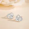 Pendientes Semanales de Plata de Ley S925 para Mujer 2026 Nuevo Estilo Popular Pendientes de Lujo Ligero Pendientes de Nicho Regalo para Estudiante