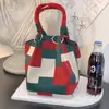 Bolsos con Hebilla Cuidadosamente Seleccionados, Bolsos Tote Portátiles para el Trabajo y Salidas, Bolsos de Punto de Gran Capacidad, Bolsos Cuadrados Pequeños para el Viaje Diario, Bolsas de Almacenamiento