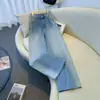 Estilo Europeu 2026 Primavera/Verão Novo Jeans de Luxo com Strass de Alta Qualidade, Calça Reta Slim de Cintura Alta Retro Estilosa