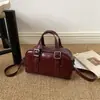 Bolso Bandolera de Mano para Mujer de Alta Gama, Color Sólido, Versátil, de Moda este Año, Bolso de Hombro Retro Elegante para Viaje de Primavera