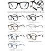 93555 nuevo armazón de gafas azules para miopía se puede equiparar con la cantidad en stock de fábrica al por mayor armazón de gafas planas de comercio exterior para hombres