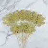 Bolo de Aniversário Cartão de Bolo de Aniversário Sobremesa Floco de Neve Bolo de Aniversário Pacote com 10 Dentes Decorativos para Bolo de Confeitaria