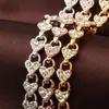 Pulseira geométrica de diamante de personalidade europeia e americana transfronteiriça moda estilo romano cheia de diamante mão temperamento coringa explosão joia de mão atacado