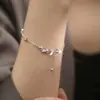 Pulsera de Trigo para Mujer Diseño de Nicho Pulsera Exquisita con Borlas de Lujo Ligero Regalo Nuevo 2024 para San Valentín Cumpleaños