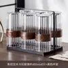 Vaso de Vidrio con Veta Vertical Resistente al Calor para Sala de Estar Doméstica, Taza para Beber Té, Taza de Café, Taza de Alto Valor de Color 6