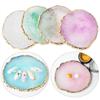Ferramentas de Manicure Paleta de Resina Phnom Penh Peças de Ágata Cristal Imitado Paleta de Nail Art Bandeja de Exibição de Esmalte