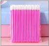Pincel Labial Sólido, Pincel de Maquiagem para Batom Flocado, Pincel Labial Sólido para Gloss, Bastão de Limpeza de Mousse para Cílios, Pincel Labial Descartável