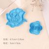 Etiqueta Bordada Accesorios de Ropa Rosa Flor de Ciruelo Etiqueta de Tela Cuenta a Mano DIY Autoadhesivo Parche para Chaqueta Parche de Tela Bordado