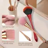 Pincel de maquiagem cintura fina pincel de pó tamanho grande fofo pincel de pó para nail art cerdas macias não absorvem pó pincel para contorno blush