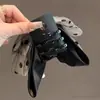 Pinza para el Cabello con Lazo de Malla para Mujer 2026 Nueva Pinza de Garra de Lunares Pinza de Cola de Caballo de Gama Alta Accesorio para el Cabello para Moño en la Parte Posterior de la Cabeza