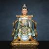 Estátuas de Resina de Hu San Taiye e Hu San Tainai, as Duas Figuras Mais Importantes das Quatro Grandes Famílias do Nordeste da China, São Usadas para Proteger o Lar, Atrair Riqueza e Garantir a Segurança