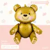 Nova Série Desenho Animado Sentar-Levantar Urso Presente Abraço Festa de Formatura Escolar Adereço de Foto Decoração Cenário Balões