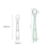 Productos para bebés al por mayor cuchara suave de silicona cuchara para suplementos alimenticios de recién nacidos vajilla de alta gama cuchara para bebés cuchara de silicona