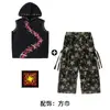 Conjunto de Pantalones Camuflados Modernos para Street Dance Infantil Hip-Hop Niños y Niñas Atuendo de Baile de Verano Ropa de Hip-Hop para Actuación Infantil