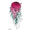 Nuevas pegatinas de tatuaje de flores pequeñas y frescas, pegatinas de tatuaje impermeables, se pueden configurar para mapa, directo de fábrica, nuevo, venta al por mayor