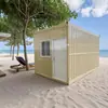 Contêiner Dobrável Casa Móvel Moradia Temporária Dormitório de Trabalhador Escritório Fácil de Instalar