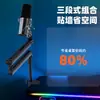 Braço Articulado para Transmissão ao Vivo de Mesa Suporte Profissional para Microfone Clipe para Microfone Condensador Suporte Fixo Suporte para Celular para Cantar