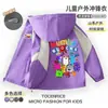 Impermeable de Bloques Digitales para Niños Pequeños y Niños Niños Chaqueta Impermeable a Prueba de Viento Chaqueta Infantil Ropa de Numberblocks
