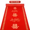 Alfombra Roja de Boda Boda de un Solo Uso Escena de Boda Diseño Personajes Felices Escaleras Rojas Grandes Engrosadas Sala de Estar