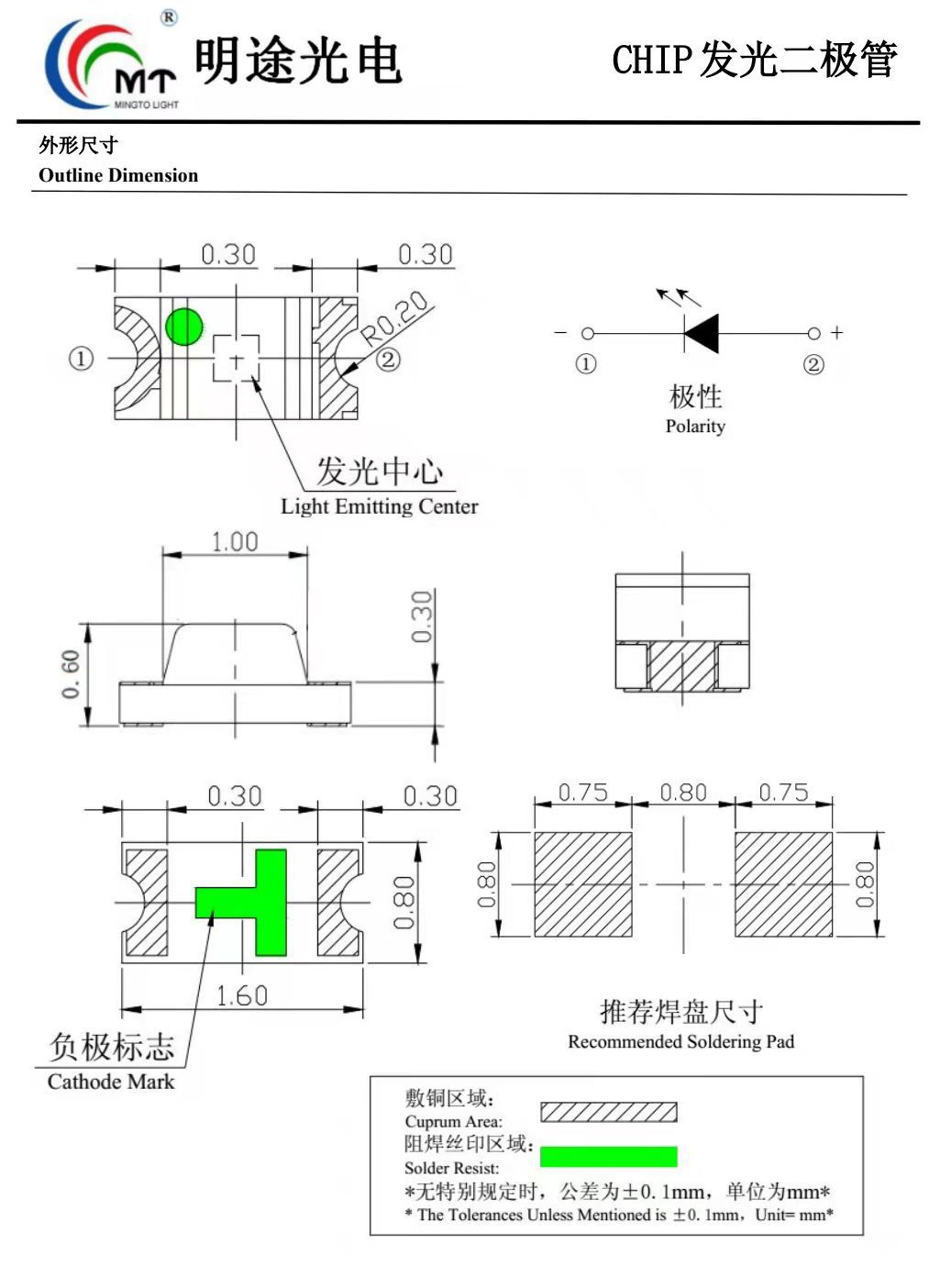 0603单色规格书