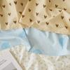 Lençol de Cama de Solteiro 100% Algodão Puro Estilo Fresco Roupa de Cama Toda em Algodão Sarja Estampado Solteiro/Casal Lençol de Dormitório Venda por Atacado