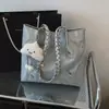 Bolsa de Ombro para Mulheres, Grande Capacidade, Aparência de Alto Padrão, Luxo Leve, Bolsa Versátil para Mulheres, Versão Coreana, Design de Nicho, Bolsa de Mão para o Trabalho, Tendência