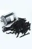 Ligas para el cabello negras de alta elasticidad y duraderas en lata para niñas, bandas para coleta que no dañan el cabello, pequeños accesorios para el cabello para niños, en stock para venta al por mayor