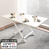 Mesa dobrável Mesa de jantar Mesa quadrada Mesa doméstica simples 1 m Mesa de jantar 90cm Mesa dobrável ao ar livre e cadeira para apartamento pequeno