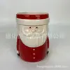 Quemador de incienso de Papá Noel de cerámica pintado a mano Portavelas de aromaterapia Quemador de incienso de vela de aceite esencial Decoración de escritorio