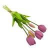 Flores Artificiais Realistas de Alta Qualidade, Tulipas de Borracha Macia, Arranjos Florais de Alta Qualidade, Decoração Cruzada de Látex de Alta Qualidade, Sensação de Hidratação