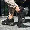 Zapatos de malla de moda para hombre con suela gruesa, zapatos deportivos y casuales transfronterizos de talla grande para exteriores, zapatillas resistentes al desgaste para estudiantes