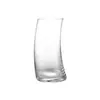 Taza de Vidrio Transparente Personalizada para el Hogar Taza de Cerveza Artesanal Taza Creativa de Vela para Agua Taza de Whisky Taza de Luna Creciente Venta al por Mayor