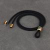 Collar Colgante de Oro Estilo Grueso con Goteo de Aceite Mantra de Seis Palabras Cordón para Colgante Cuerda Accesorio de Cordón Diseño sin Nudo