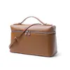 Bolso lonchera de piel de vaca de primera capa LP19LP27 estilo gigi mismo estilo cuero genuino bolso de mano de moda bolso de hombro para mujer bolso cruzado
