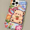 Nicho Lindo Funda para Teléfono Móvil Apple 14 15 Dibujos Animados iPhone12 Popular en Internet Femenina 13Pro Transparente 11 Funda Blanda con Airbag