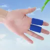 Proteção de dedo de nylon tricotada para basquete, vôlei, esportes, proteção de dedo macia, respirável, alta elasticidade, proteção de dedo de seda para esportes para homens e mulheres