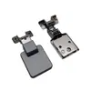 Nova Dobradiça de Porta de Alumínio de Vidro Ultra-Fina Invisível com Amortecimento, Buffer, Fechamento Silencioso, Resistente à Ferrugem, Resistente à Corrosão, Especificamente para Gabinetes de Banheiro
