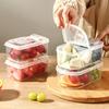 Refrigerador de combinación caja para conservar alimentos frescos caja de almuerzo de frutas portátil para estudiantes trabajadores de oficina caja de almacenamiento de plástico especial para refrigerador