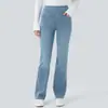 Item popular transfronteiriço: Jeans Reta Elástico, Macio, Alta Elasticidade com Efeitos de Bigode e Desgastados, Calça Longa Esportiva Casual, Jeans Feminino