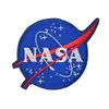 Tela bordada con velcro NASA NASA NASA parche insignia accesorios para bolsas de exterior al por mayor
