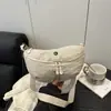 Bolso de hombro grande para mujer para el trabajo y el aire libre, bolso cruzado impermeable de gran capacidad para mujer, nuevo bolso casual simple tipo bollo