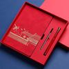 Estilo Nacional Spot Caderno Conjunto de Presente Caderno Espesso Estilo Chinês Retrô Caderno A5 Logo Personalizado