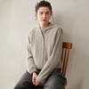 Cardigan de Botões em Cashmere com Gola Grande, Colete sem Mangas, Moda Outono/Inverno 2025, Colete Tricotado Fashionável, Peça de Roupa Externa para Mulheres