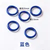Llavero de anillo de plástico de colores Accesorios para abalorios DIY Colgante de anillo de resorte Gancho de campana Materiales para cadena de teléfono móvil